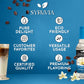 Syruvia Sugar-Free Vanilla Coffee Syrup - 25.4 Fl Oz. Premium Coffee Flavoring Syrup. 0 Calories, Kosher, And Gluten-Free. Ideal