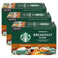Starbucks Coffee K-Cup Pods, Breakfast Blend, Medium Roast, 10 Count (Pack of 3), White and Brown, Model DCS-3166
