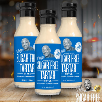 G Hughes Sugar Free Tartar Style Sauce - Tartar Sauce For Fish, Gluten Free Seafood Sauce, Great Tasting Healthy Sauce, No Added