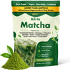 Ceremonial Grade Matcha Powder Infused with Moringa  Green Tea Extract  L-Theanine  Inulin  Spirulina  Ceylon Cinnamon  and Lemon Balm - 100% First Harvest Japanese Tea (30 Servings)
