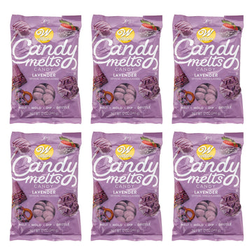 Wilton Lavender Candy Melts Candy, 12 oz, Pack of 6