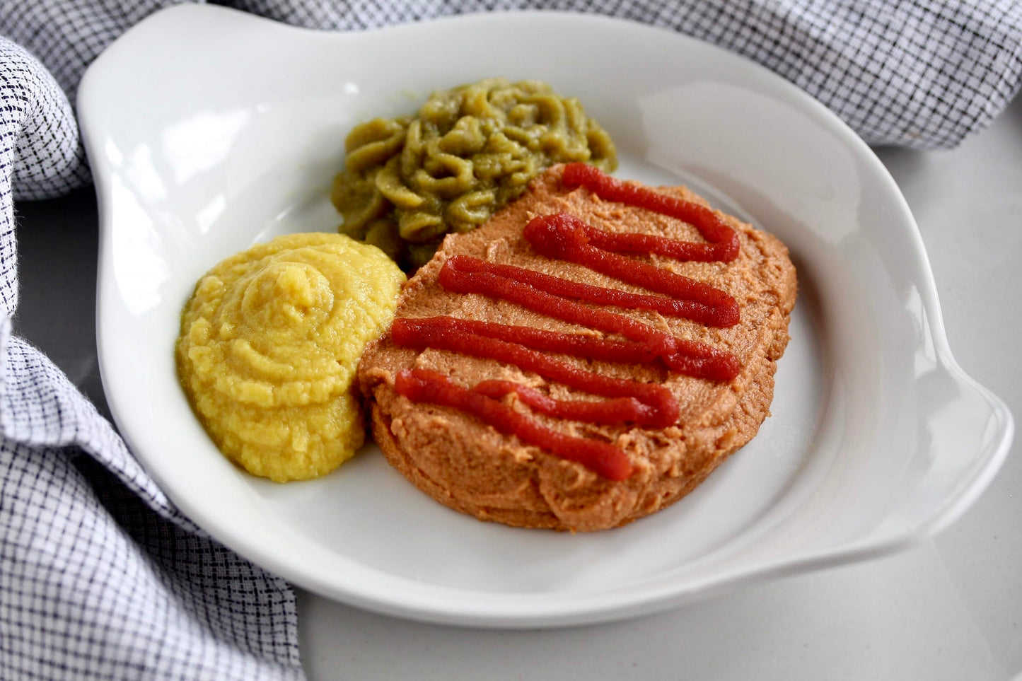 Thick-It Pureed Seasoned Green Beans (IDDSI), Made with Real Green Beans, Low Sodium & Gluten-Free, Digestible Swallowing Aid, 1