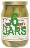 Harold's - Chucks Hot Okra - Gourmet Spicy Okra - Packed With Fresh Garlic and Habanero - Made in Texas