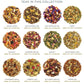 Tea Forte Herbal Tea Advent Calendar Gift Set; 24 Individually Wrapped Handcrafted Assorted Pyramid Infuser Tea Bags With Numbered Doors, Warming Joy (Herbal)
