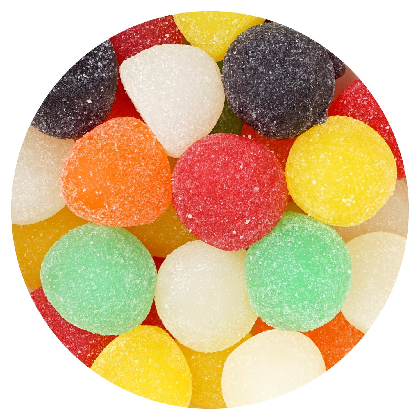 The Hampton Candy Company Gummy Drops Candy, Jumbo Giant, 1 Pound Bulk Bag