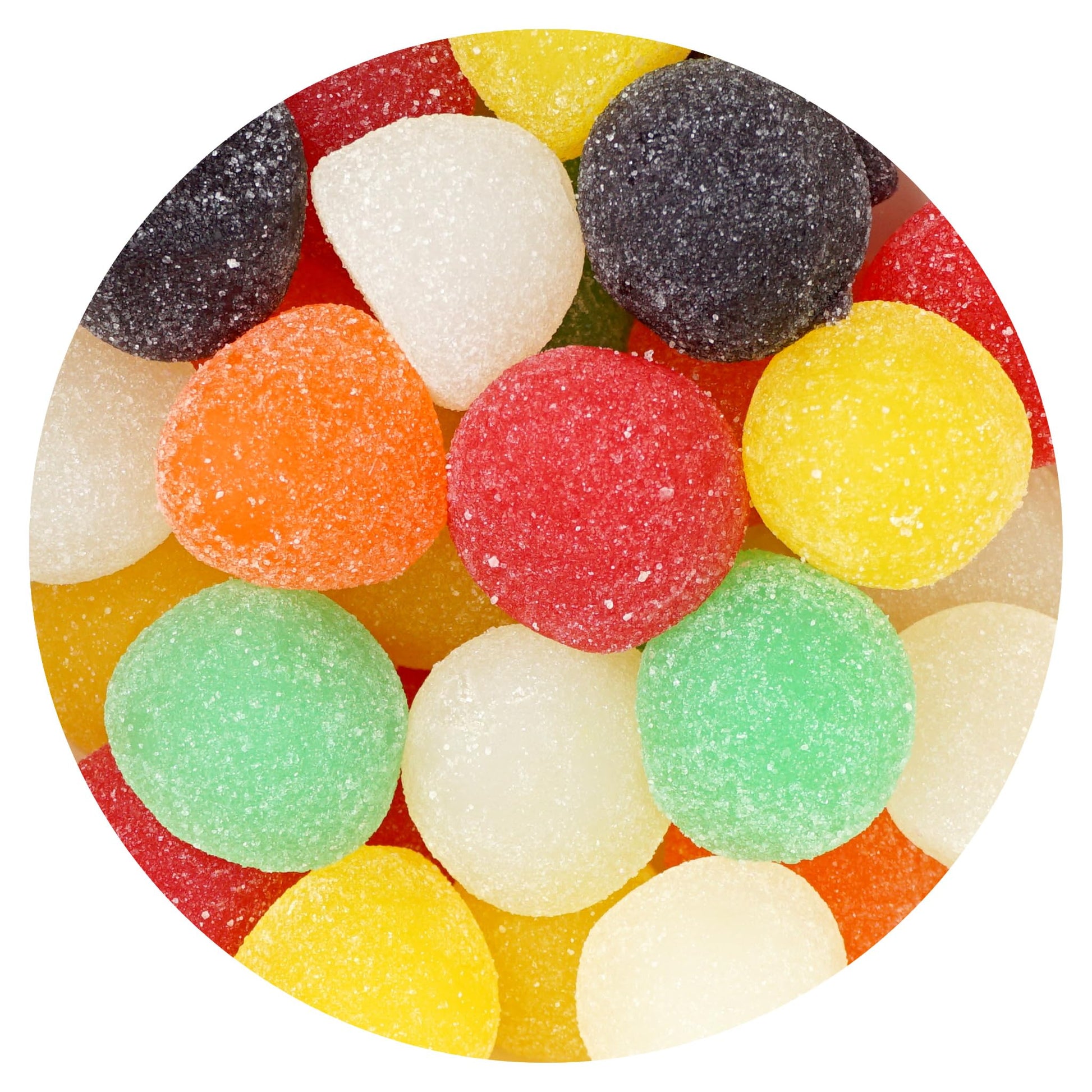 The Hampton Candy Company Gummy Drops Candy, Jumbo Giant, 1 Pound Bulk Bag