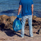 Reli. Supervalue 16-25 Gallon Recycling Bags  120 Count  Blue Trash Bags