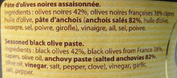 Delices Du Luberon Black Olive Tapenade