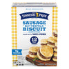 Odoms Tennessee Pride Sausage and Buttermilk Biscuits, Snack Size Frozen Breakfast Sandwiches, 12 ct, 19.2 oz
