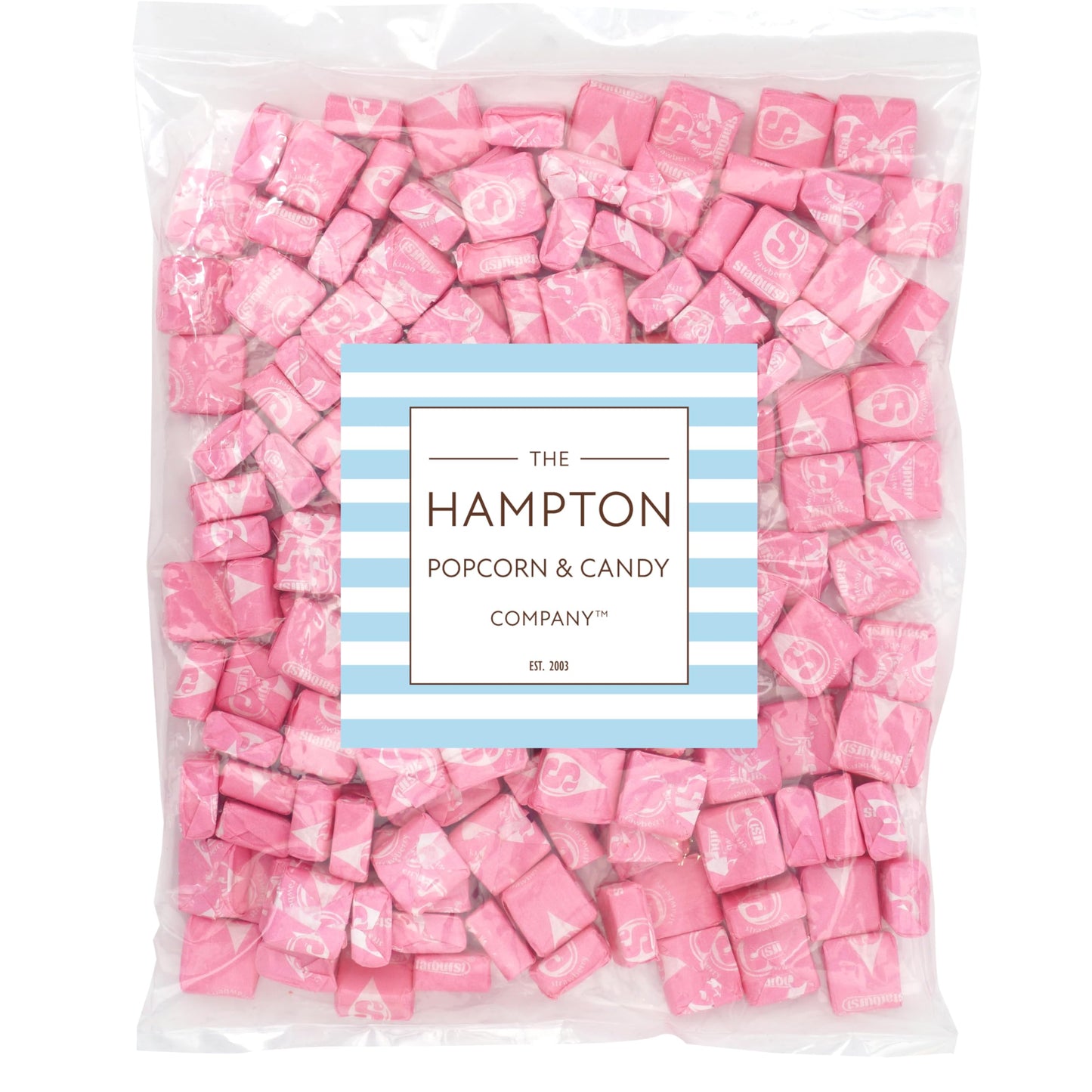 Starburst-All Pink Star burst Fruit Chews Candy, 2lb Bulk Bag (Approx. 180 Pieces), Pink Candy