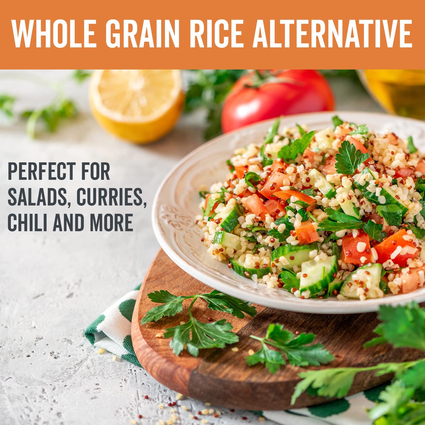 Viva Naturals Organic Quinoa, 4 Lb - Plant Based Protein, Fiber And Iron - Pre-Washed Whole Grain Rice And Pasta Substitute For