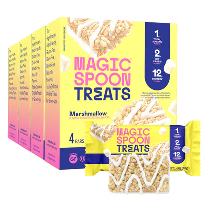 MAGIC SPOON Treats - High Protein, Low Carb, Keto Friendly, 1g of Sugar, Gluten Free, Crispy Treat Protein Bar Cereal Bar, On-Th