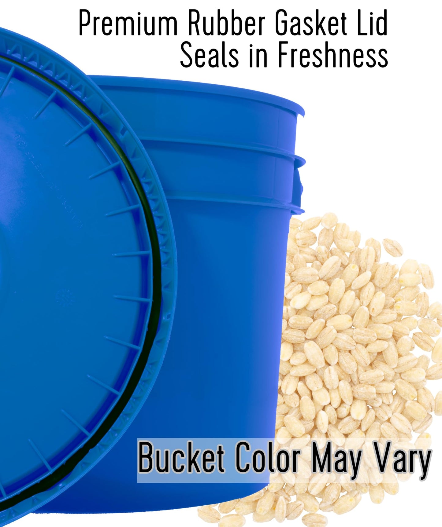 CLEAR CREEK Certified Glyphosate Residue Free Pearl Barley | 25 LBS | Emergency Food Storage Bucket | Non-GMO | Vegan | Bulk