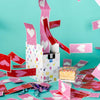 Celebration Love Shower Gift Box By Send A Cake Music Gift With 20 Foil-Wrapped Caramels & 3 Rainbow Sprinkle Crispy Cake – Ready-To-Gift, No Assembly, Birthday, Anniversary, Or Celebration Gift For Women, Men & Kids