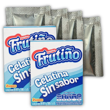 Generic Frutio Gelatina sin Sabor - 2 paquete por 2 Sobres (15 Grams) - Despensa Colombiana