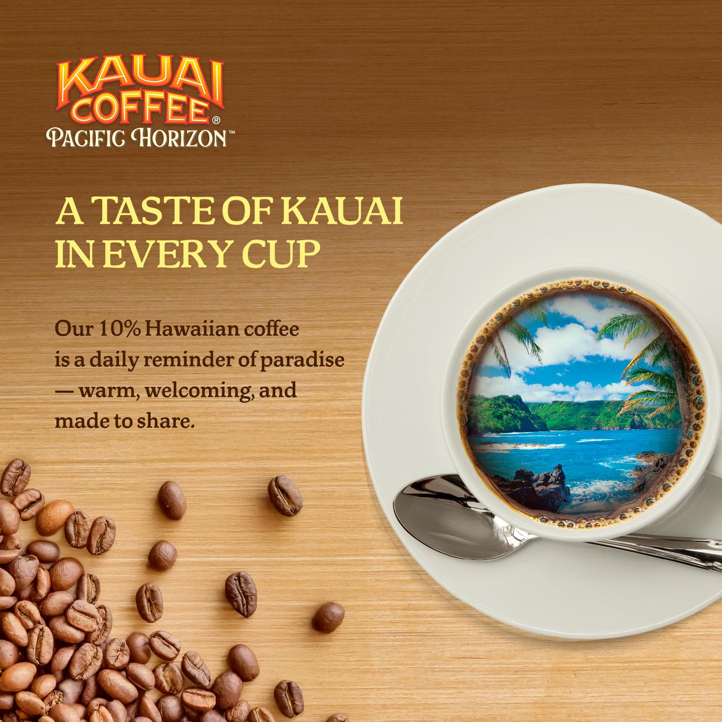 KAUAI COFFEE Medium Roast Gourmet Arabica Coffee, 24 Ounce, Koloa Estate, Bold Rich Blend
