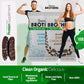 Bearded Brothers Organic Protein Bars, Dark Chocolate And Vanilla (10 Pack) - Plant Based Protein, Gluten Free, Vegan