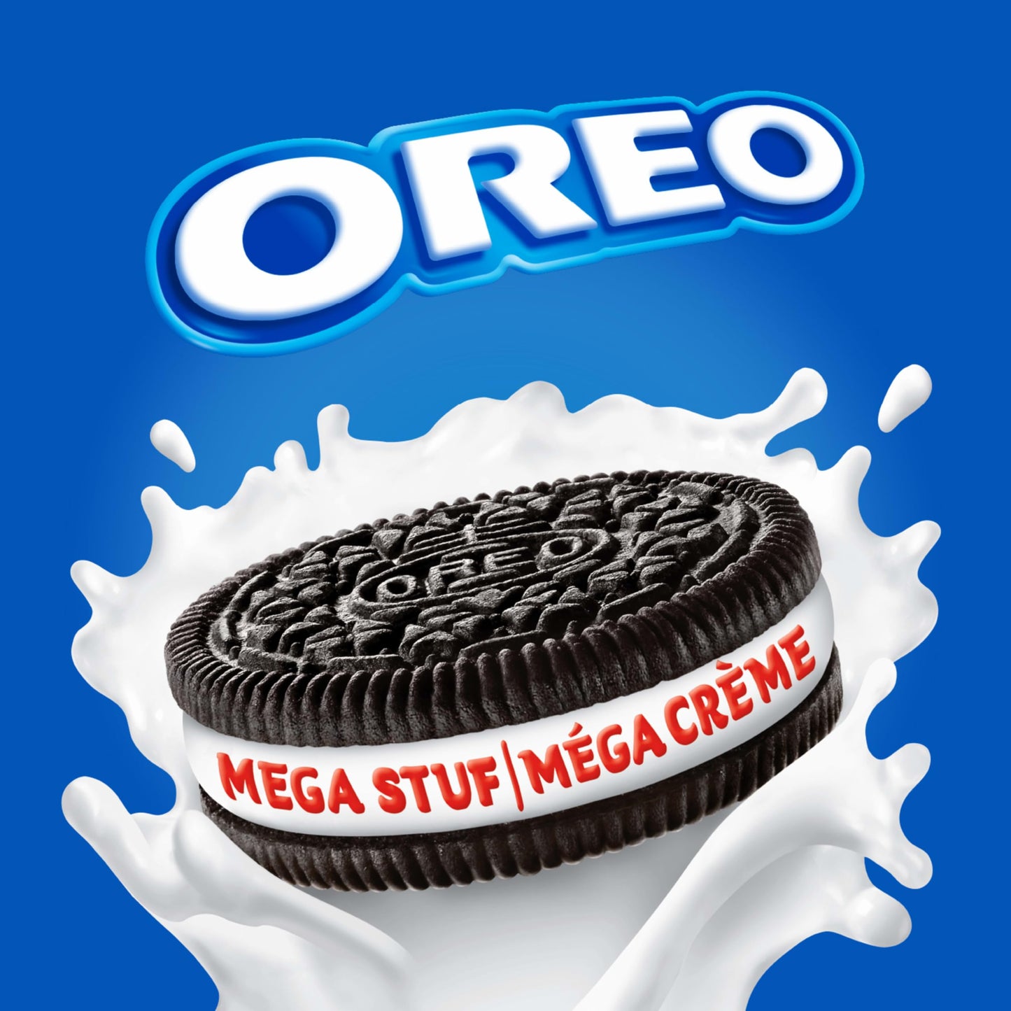 Oreo Mega Stuf Cookies, 374G/13.2Oz, Triple The Creme, Chocolate