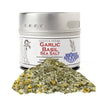 Gustus Vitae - Garlic Basil Sea Salt - Non Gmo - Magnetic Tin - 2.5 Ounce - Authentic Gourmet Seasoning & Craft Spice Blend - Cr