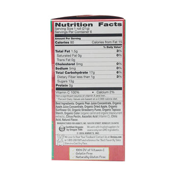 Annie'S Homegrown Organic Swirly Strawberry Fruit Tape, 4.5 Oz