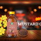 Ayurvedashree Mustard Oil 3.38 Fl Oz.. Cold Pressed Oil, Extracted On Wooden Churner With Traditional Method To Sustain Maximum