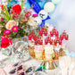 ZHUOWEISM 24 PCS Princess Castle Cupcake Toppers Glitter Red Birthday Party Decorations for Girls Baby Shower