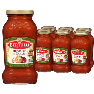 Bertolli Pasta Sauce With Olive Oil And Garlic  Spaghetti Tomato Sauce  24 Oz (Pack Of 6)
