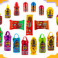 Lucas Mexican Candy Mix (20 Count) Variety Of Sour, Sweet, Spicy, Include Pelucas, Baby Polvo, Lucas Muecas Chamoy, Gusano, Sals