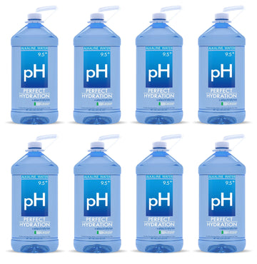 Perfect Hydration 9.5+ Ph Alkaline Drinking Water, Electrolyte Minerals For Taste, 8 Gallons