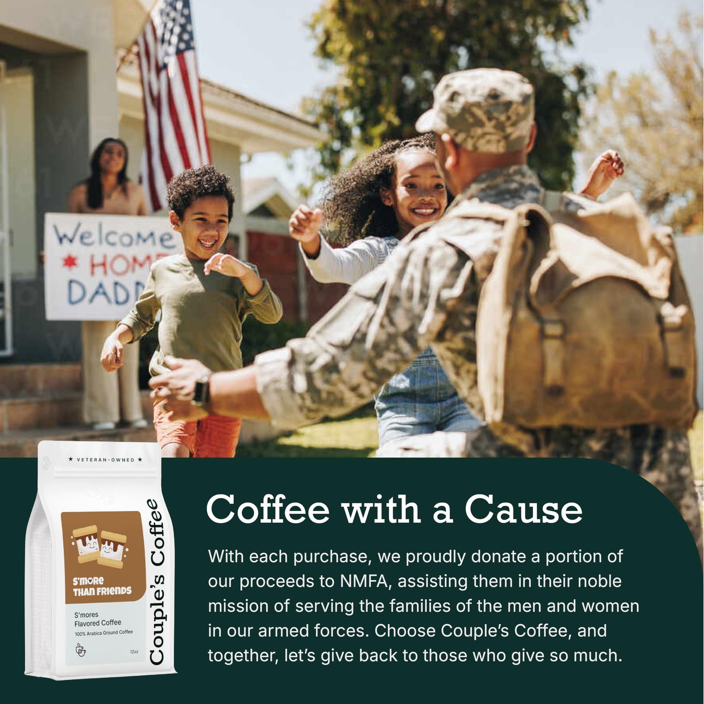Couples Coffee Ground Coffee | Smore Than Friends | Medium Roast Smore Flavored Coffee