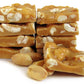 Gourmet Peanut Brittle By It'S Delish, 6 Lbs Bulk Box - Old Fashion Style Peanut Brittle In Square Cut Pieces - Sweet & Crunchy