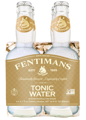 Fentimans Sparkling Tonic Water - Crafted Tonic Water with Quinine, All Natural Mixer, No Artificial Flavors, Preservatives or S