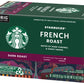 Starbucks K-Cup Pods, French Roast Dark Roast Coffee, 10 Count (Pack of 2)