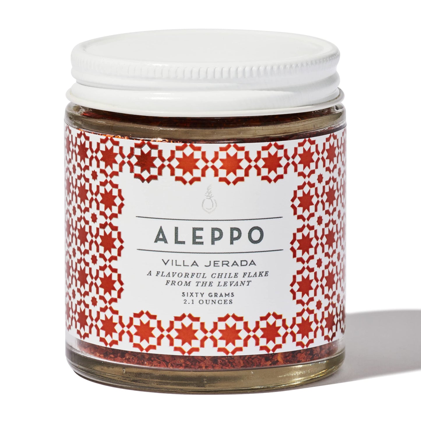 Villa Jerada Aleppo Pepper (Red Chile Seasoning Flakes) - Mild Heat, Fruity & Savory Spice for Mediterranean & Levantine Dishes 