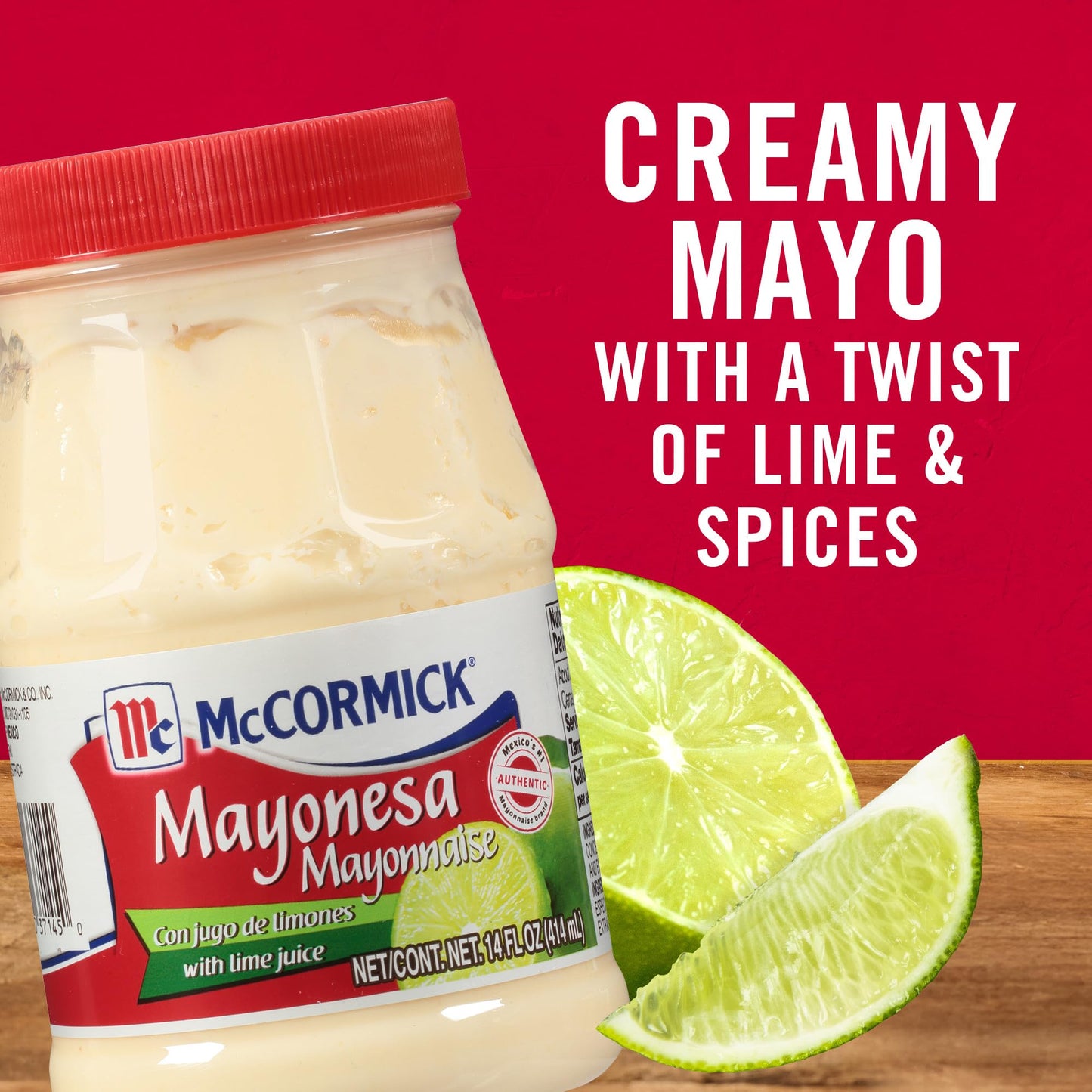 McCormick Mayonesa (Mayonnaise) with Lime Juice, 14 fl oz