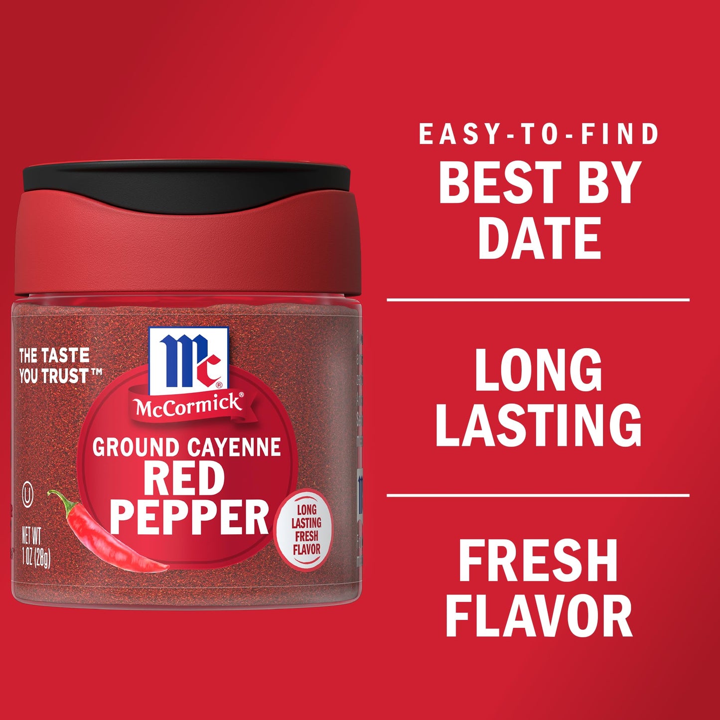 McCormick Ground Cayenne Red Pepper, 1 oz