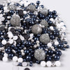 Black & Silver Sprinkles for Cake Decorating 4.23ounce - Sparkle Pearl Sprinkles for Cupcake Toppers, Ice Cream, Candy, Cookie D