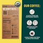 Wandering Bear Extra Strong Organic Cold Brew Coffee On Tap, Straight Black, 96 Fl Oz - Smooth, Unsweetened (0G Sugar), Shelf-St