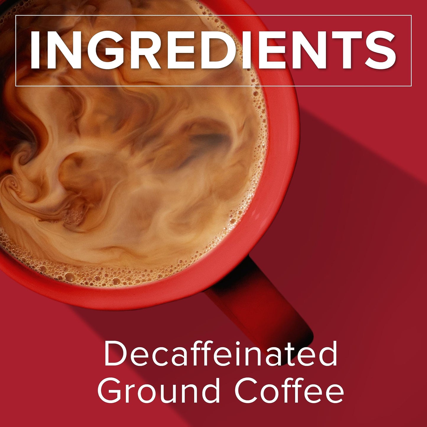 Folgers Simply Smooth Decaf Mild Roast Ground Coffee, 23 Ounces (Pack of 6)