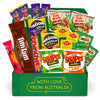 Treats from Home Authentic Australian Snack Gift Box - Tim Tams, Cadbury, Cherry Ripe - Medium Size