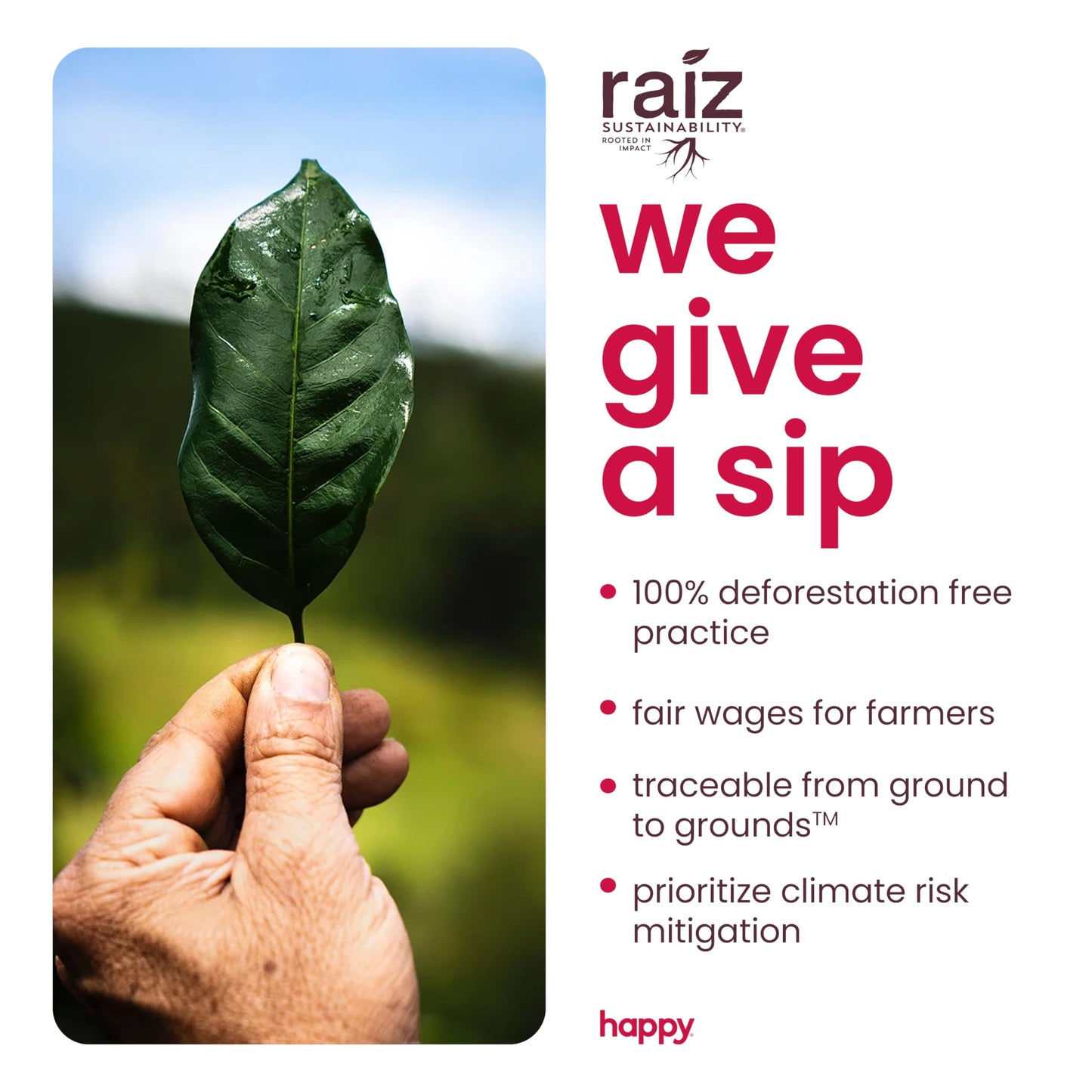 We Are Happy Medium Roast Coffee Pods, 22 Count, Notes of Chocolate & Confidence, Compatible with K-Cup malt-inspired