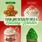 Snackathon Sprinkles for Baking & Decorating, Christmas Sprinkles, 2.2 LB Bulk Holiday Jimmies in Resealable Pouch - Festive Red