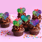 24Pcs Love Heart Cupcake Toppers Sequin Heart Multi Valentines Day Cupcake Picks Decorations For Valentine'S Day Theme Wedding E
