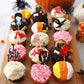 Arthsdite Cupcake Toppers 24Pcs Set, Black Eagle & Cobweb Design, Cardboard, Small, Wednesday Addams Theme