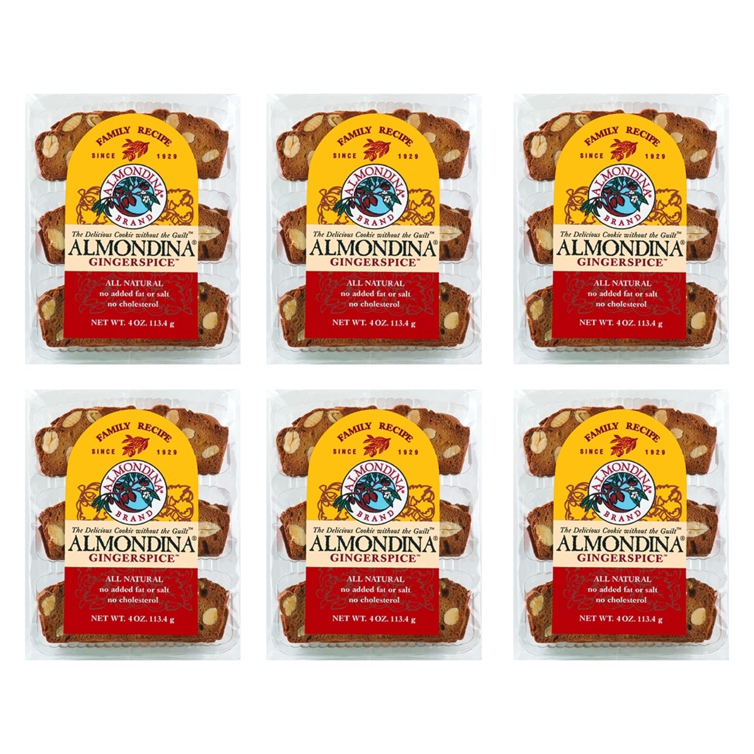 Almondina, Biscuit,Ginger Spice 4 Oz