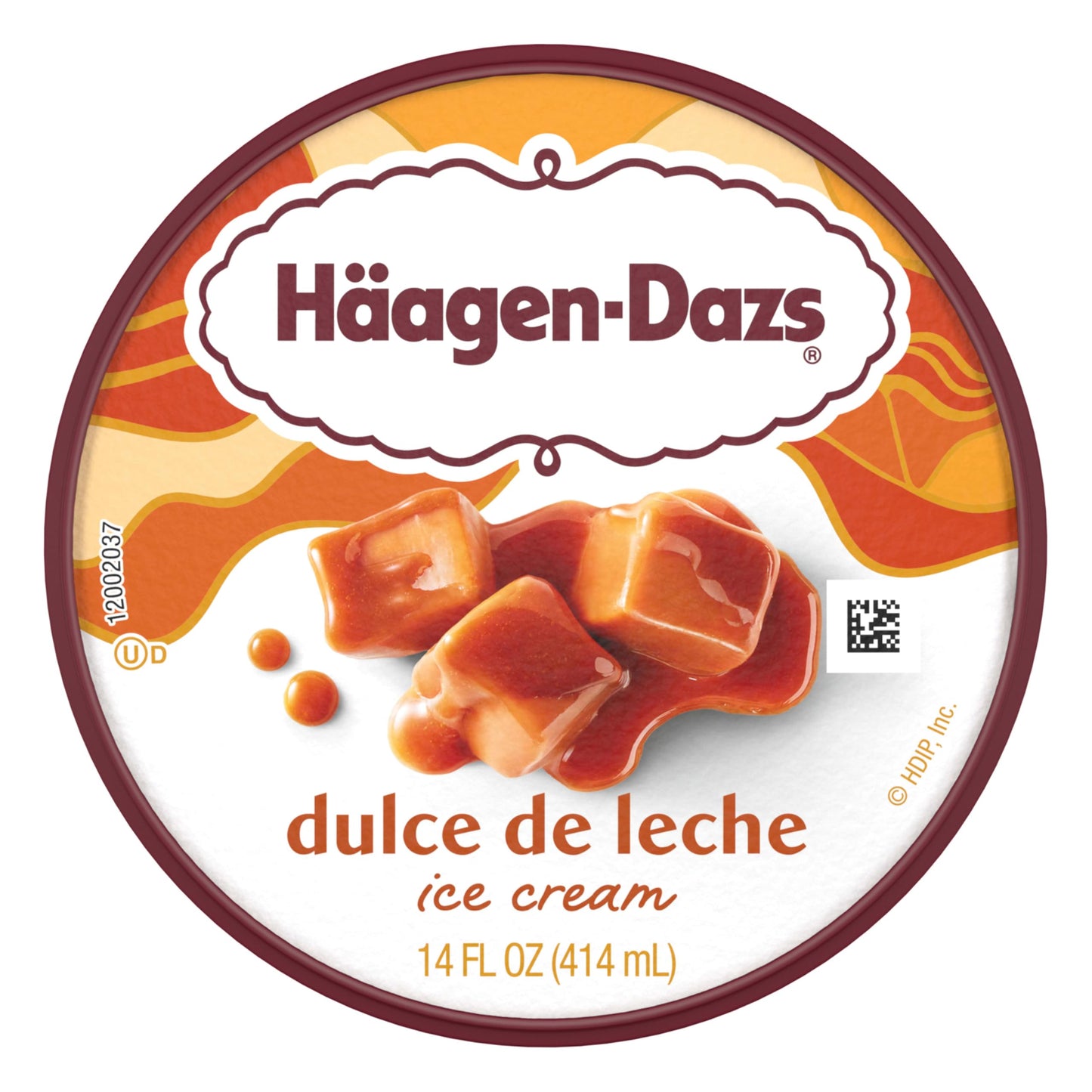Haagen-Dazs, Dulce De Leche Ice Cream, 14 oz (Frozen)