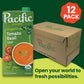 Pacific Foods Organic Tomato Basil Soup, Plant Based, 32 Oz Carton (Pack Of 12)