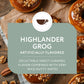 Paramount Coffee Company, Highlander Grog Medium Roast Ground Coffee, Flavored, 12 oz (Paramount Roasters)