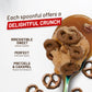 Rainbow Nut Butter Caramel Pretzel Peanut Butter, Spread, Treat, Snack, Dessert High Protein Flavored Nut Butter, (16 Oz Jar)