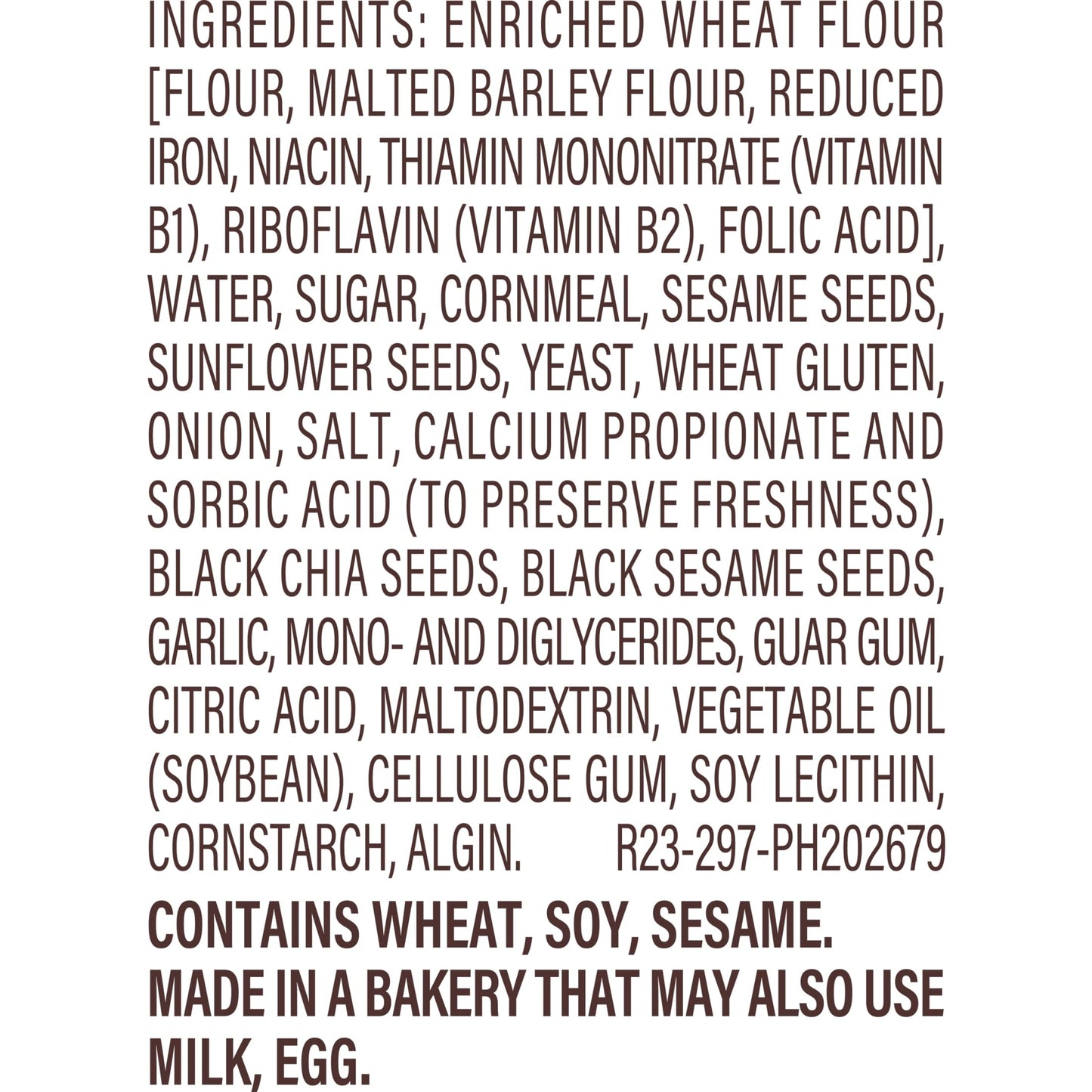 Thomas Everything Bagels, 10 count, (1.5 oz each), Kosher Mini Bagels, 15 oz Bag